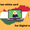 Hungarian white card