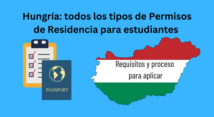 Estos son los 4 tipos de permisos de residencia o visados para estudiantes extranjeros en Hungría